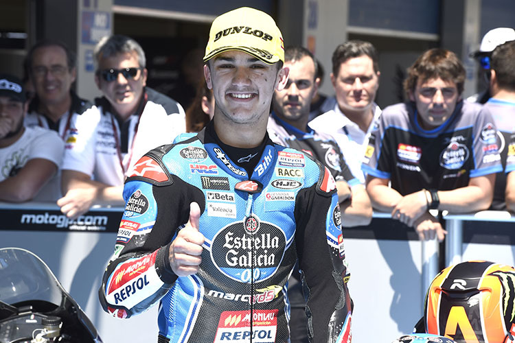 Aron Canet aus dem Team Estrella Galicia 0,0