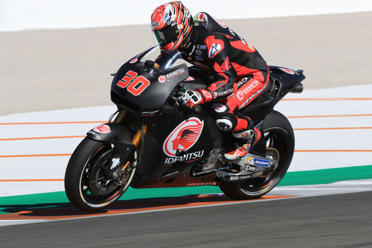 MotoGP-Rookie Takaaki Nakagami auf der LCR-Honda