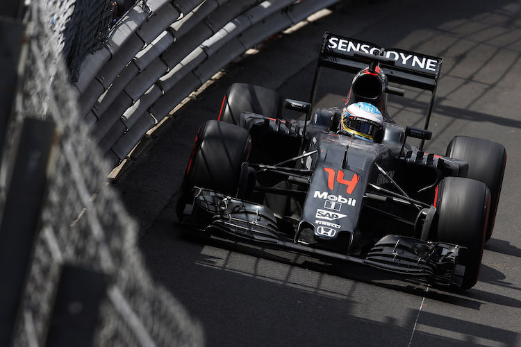 Fernando Alonso in Monaco auf dem Weg zum fünften Platz