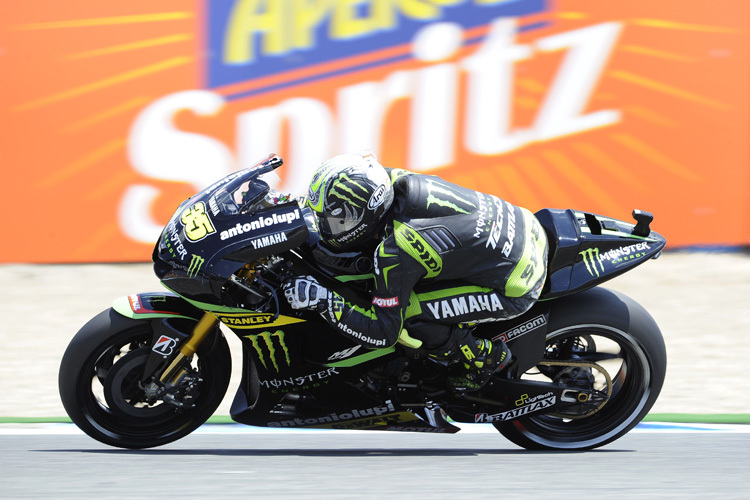 Cal Crutchlow (Yamaha) gab in Jerez alles