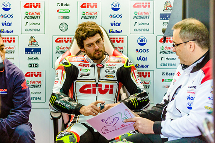 Cal Crutchlow mit Crew-Chief Beefy Bourguignon 