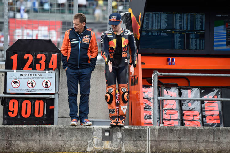 Mike Leitner mit Pol Espargaró