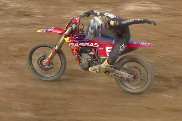 Justin Barcia riss sich den Schalthebel ab