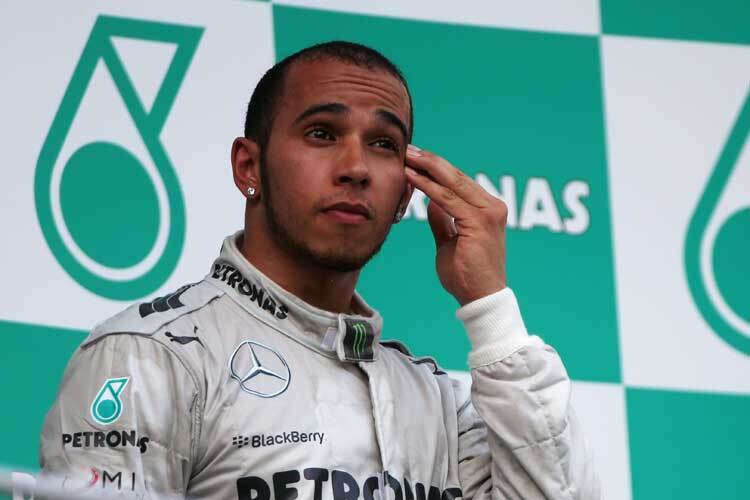 Lewis hamilton war nach Platz 3 nicht sehr glücklich