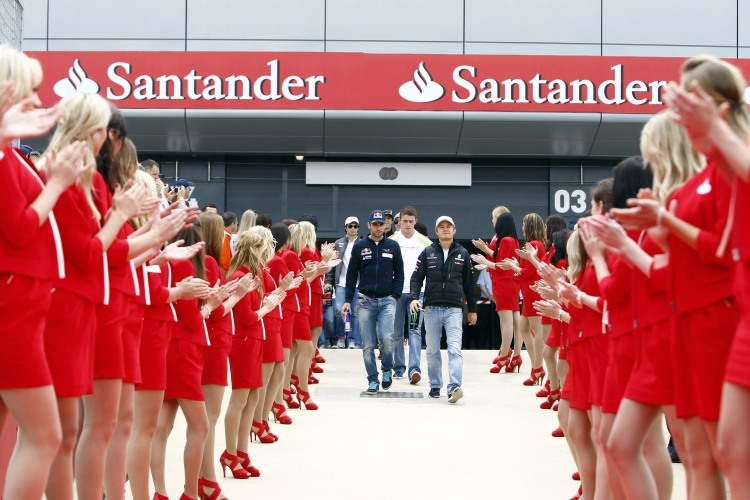 Jaime Alguersuari und Nico Rosberg,