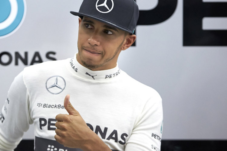 Lewis Hamilton: «Wer dort gut durchkommt, kann auf der Start-Ziel-Geraden richtig herausbeschleunigen»