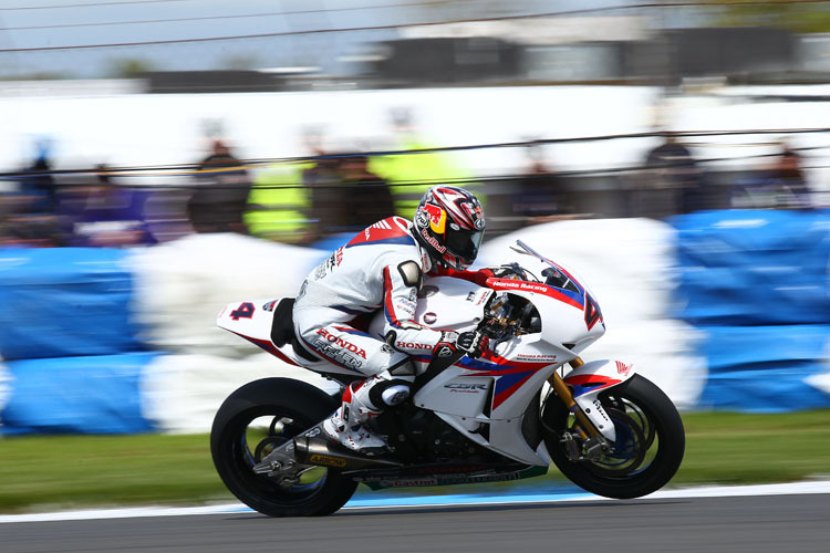 Die Ten Kate Honda ist schnell in Donington