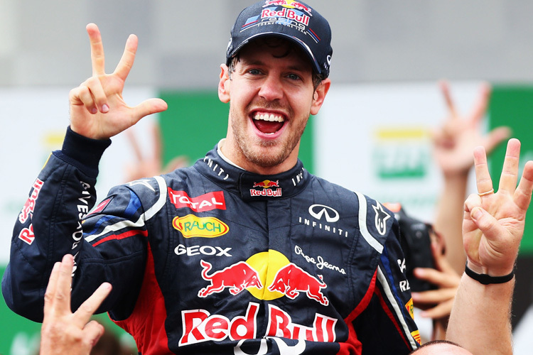 Drei Titel hat Sebastian Vettel schon