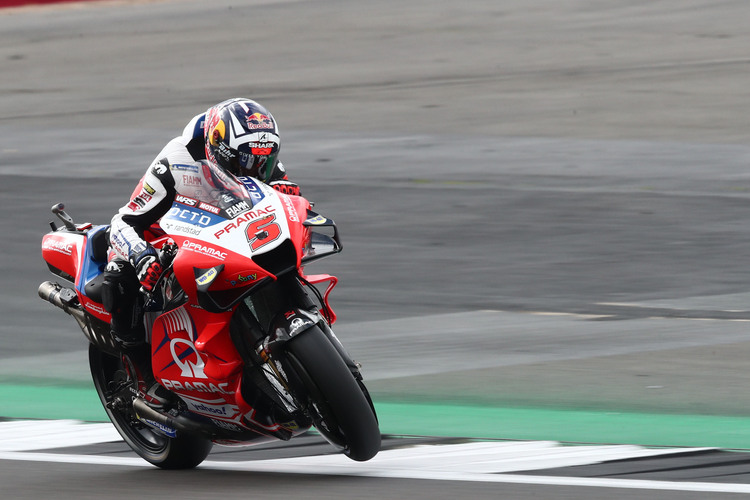 Spektakulär, aber etwas zu langsam für die Top-5: Johann Zarco am Samstag in Silverstone