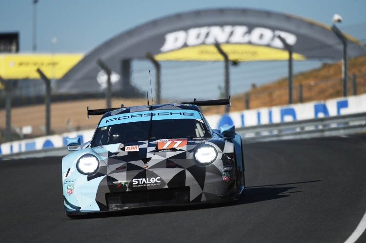 Der Porsche 911 RSR von Dempsey-Proton Racing bei den 24h Le Mans