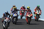 Alvaro Bautista (11) gewann das Sprintrennen