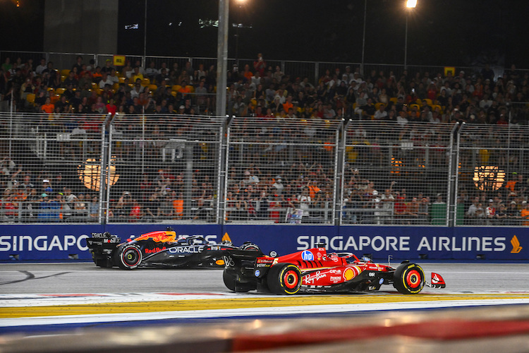 Leclerc und Verstappen