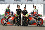 Das Aprilia-Team: Bradl, Albesiano, Gresini und Bautista