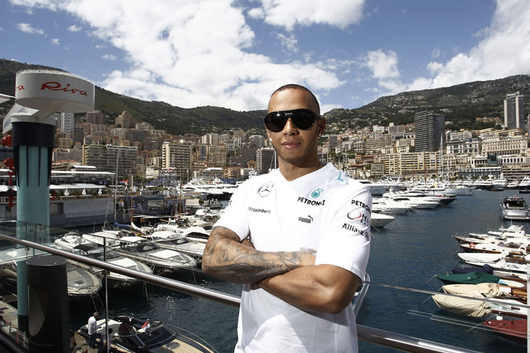 Lewis Hamilton in Monaco