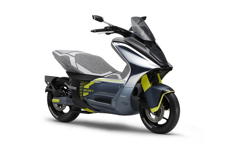 Yamaha E01: Elektroroller für die Stadt, vergleichbar mit einer 125er Scooter