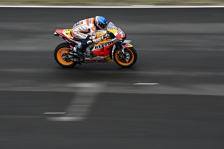 Alex Márquez auf der Start-Ziel-Gerade