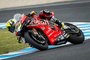 Trotz Slides hielt bei Alvaro Bautista der Hinterreifen