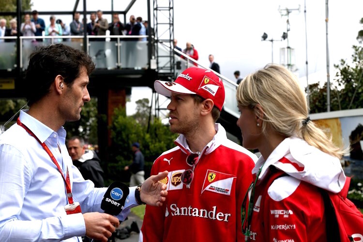 Mark Webber mit Sebastian Vettel