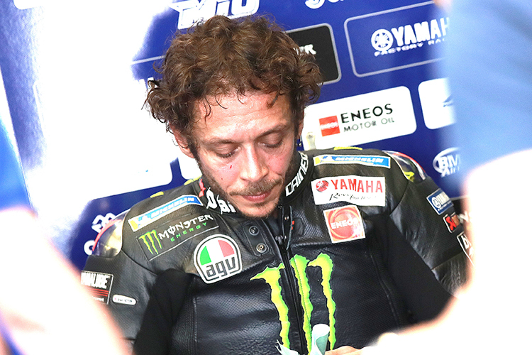 Valentino Rossi steht nach Jerez mit null Punkten da