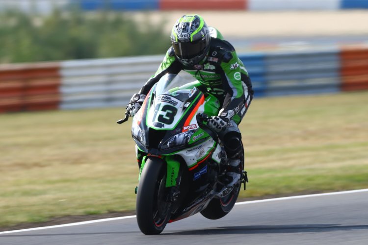 Anthony West bremste 2016 bei Pedercini Kawasaki auch mit Brembo