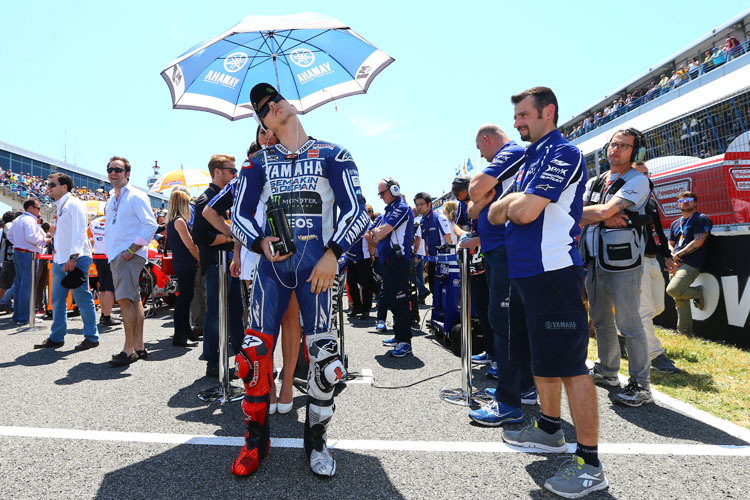 Am Startplatz in Jerez: Jorge Lorenzo