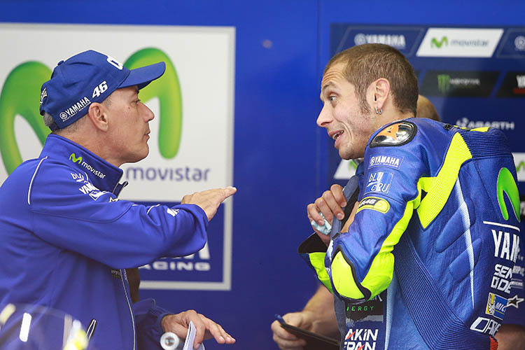 Luca Cadalora und Valentino Rossi