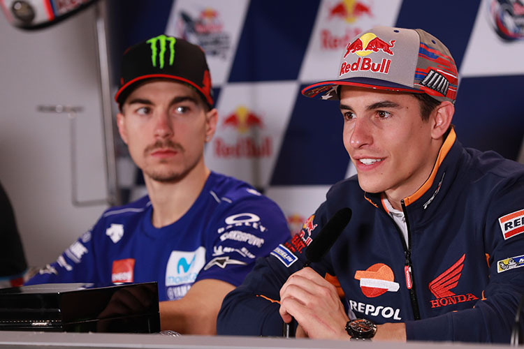 Maverick Viñales und Marc Márquez