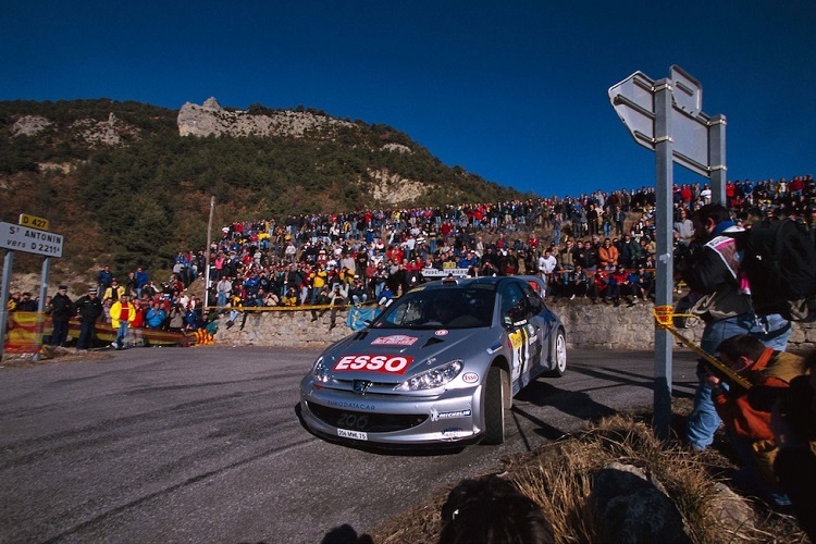 Gilles Panizzi bei der Rallye Monte Carlo 2000