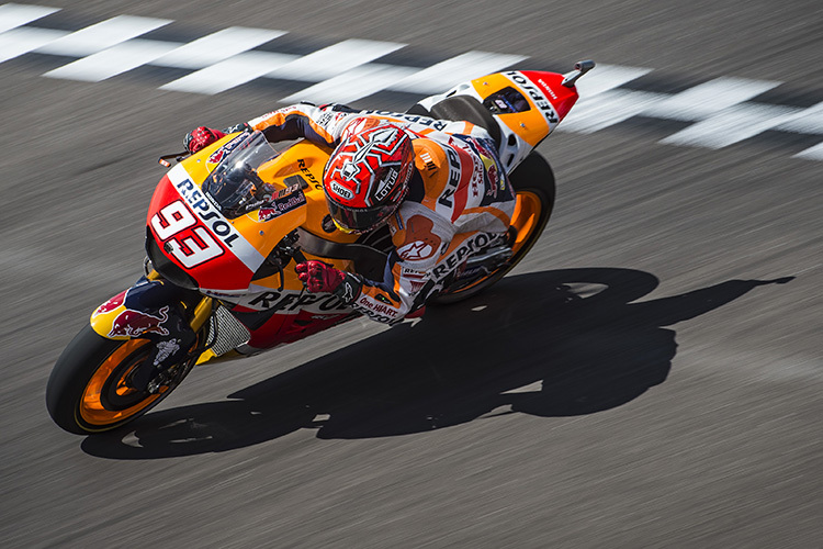 Marc Márquez auf der Honda RC213V in Argentinien