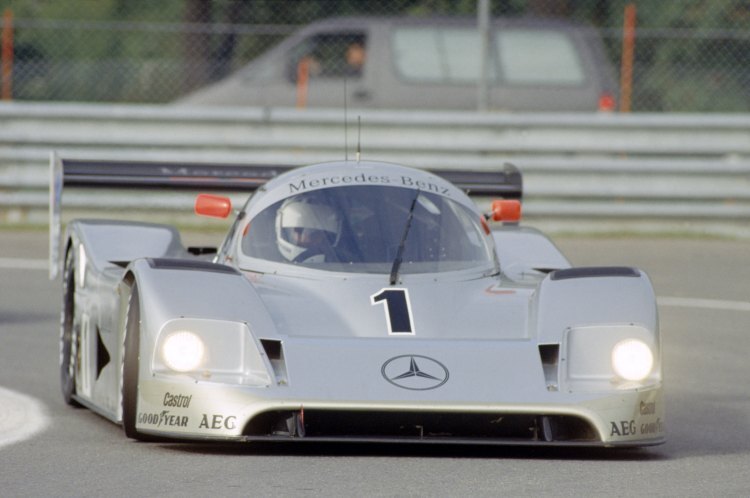 Der Sauber-Mercedes C11 von Jean-Louis Schlesser und Mauro Baldi 1990 in Montreal