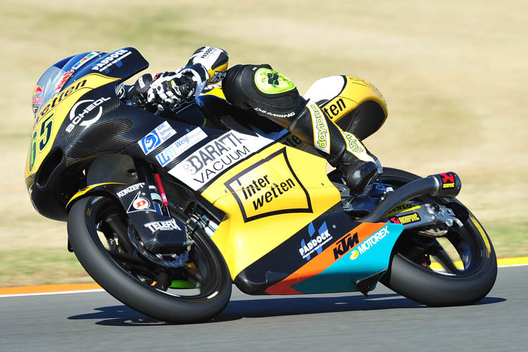 Philipp Öttl beim IRTA-Test in Valencia