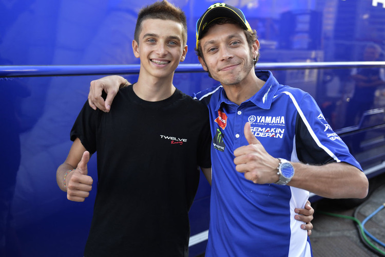 Misano-GP 2013: Valentino Rossi hiess damals seinen Halbbruder in der WM willkommen