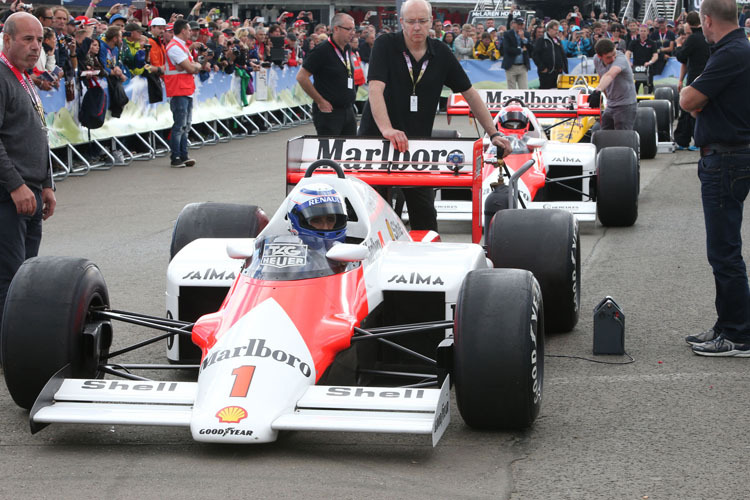 Wie in alten Tagen: Gerhard Berger, Niki Lauda und Co. gaben in Spielberg Gas