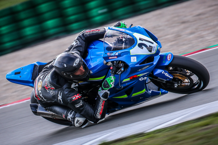 Marco Nekvasil auf der Suzuki vom Team Alber Bischoff