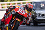 Marc Márquez bei der Fahrt rauf zum Mount Hakone