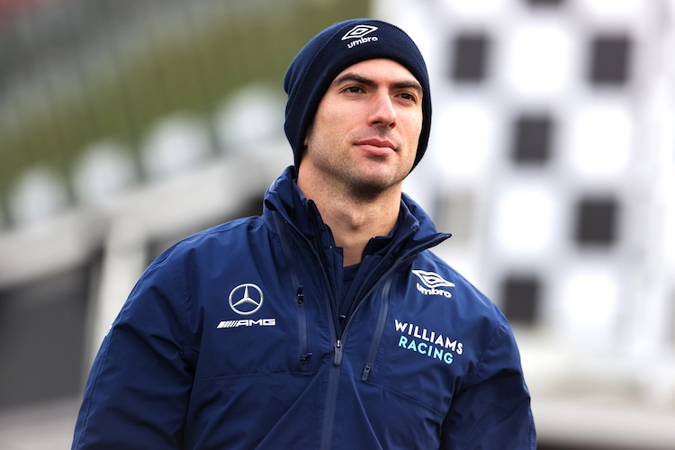 Nicholas Latifi beim Williams-Filmtag in Silverstone