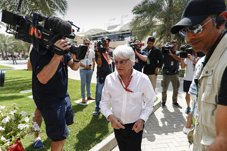 Bernie Ecclestone in Bahrain