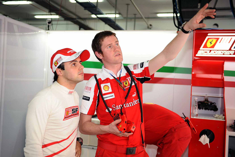 Rob Smedley und Felipe Massa: Hier geht’s lang