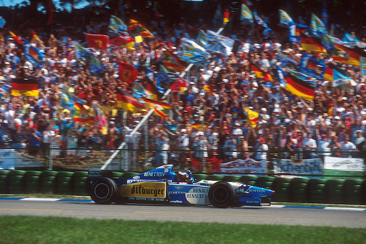 Michael Schumacher 1995 in Hockenheim