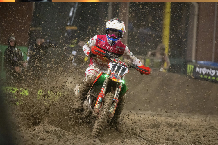 Jorge Prado im Schlamm von San Francisco