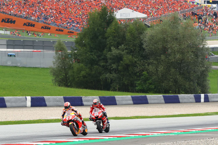 Spielberg: Das Duell Marc Márquez gegen Andrea Dovizioso fasziniert auch im Replay