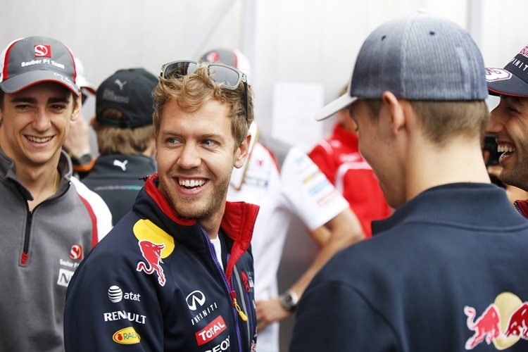 Sebastian Vettel vor dem Rennen
