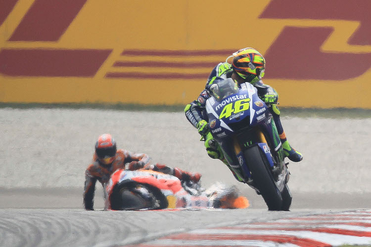 2015 in Sepang: Valentino Rossi gegen Marc Márquez