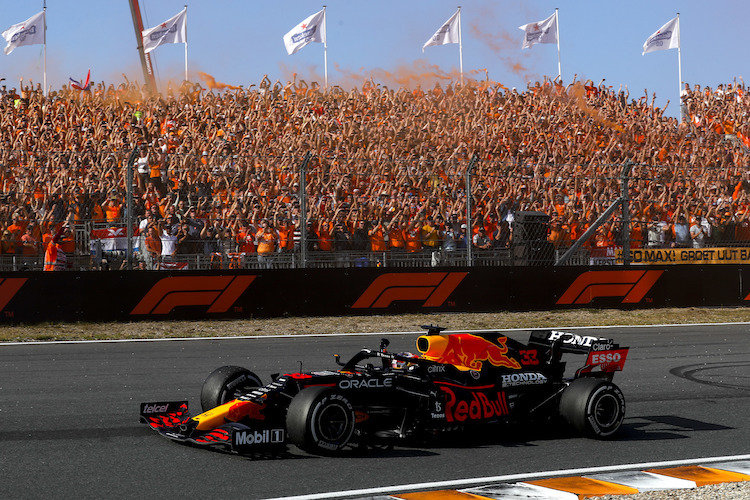 Max Verstappen nach seinem Heimsieg in Zandvoort