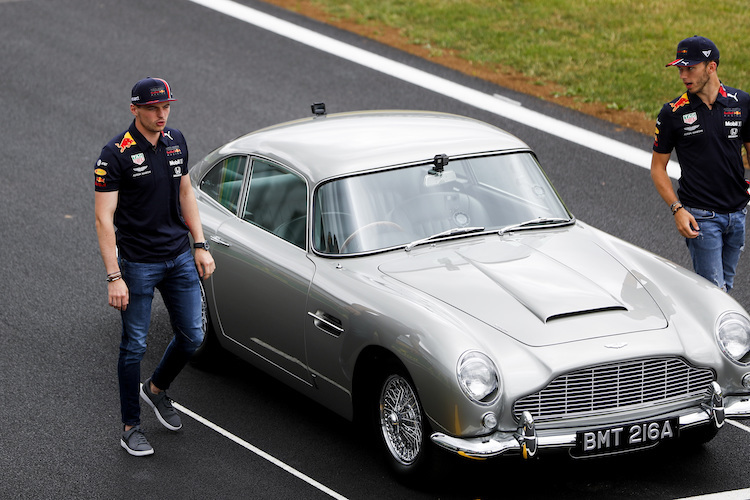 Max Verstappen in Silverstone