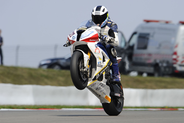 Markus Reiterberger hat sichtbar Spaß auf dem Nürburgring