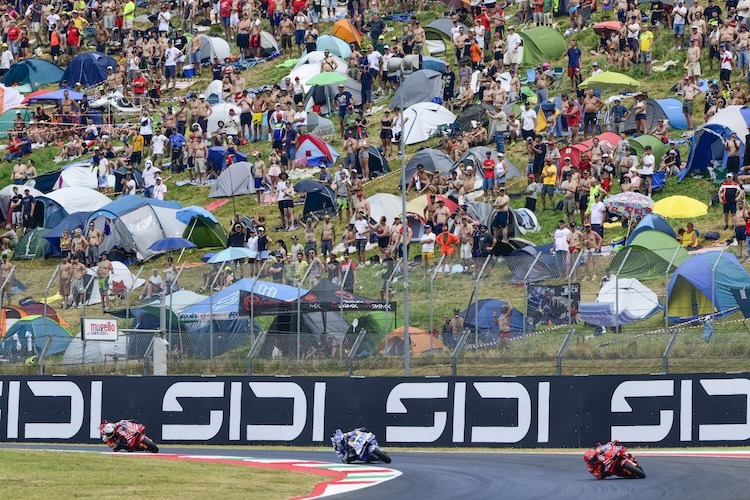 MotoGP-Fans kamen in Scharen nach Mugello