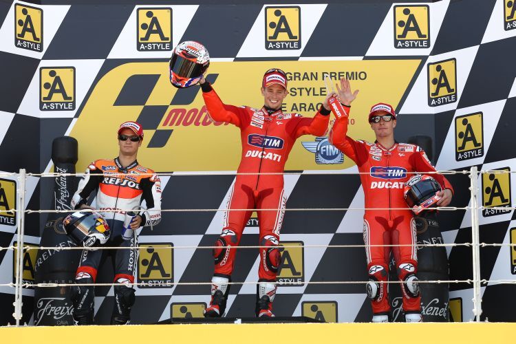 Hayden, Platz 3 in Aragón: «Nicht nur Casey war schnell»