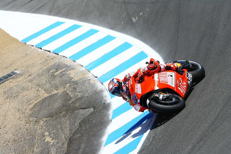 Casey Stoner in Laguna Seca