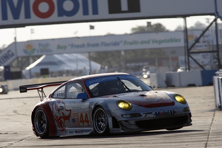 Auch Flying Lizard testet in Sebring
